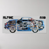POSTER ALPINE A110 (Devant)