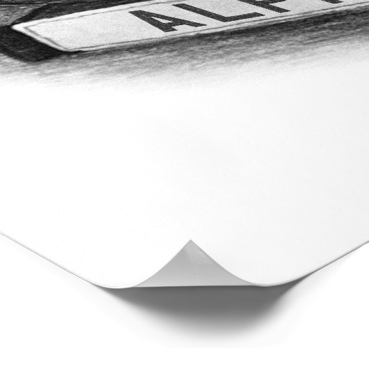 Poster Alpine A110 (Coin)