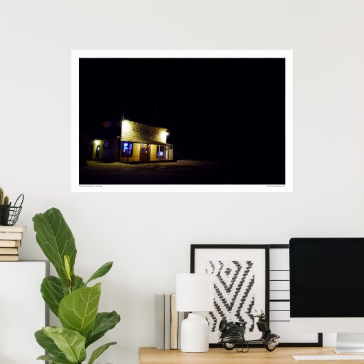 Poster Alpine Inn (couleur) (Bureau à domicile)