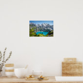 Poster Alpine lake Oeschinensee in Switzerland (Cuisine)