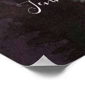 Poster Alpine Mountain Bienvenue à notre Mariage | (Coin)