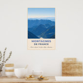 Poster Alpine Valleys of the French Alps (Cuisine)