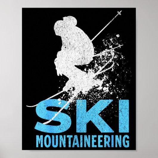 Poster Alpinisme à ski (Devant)