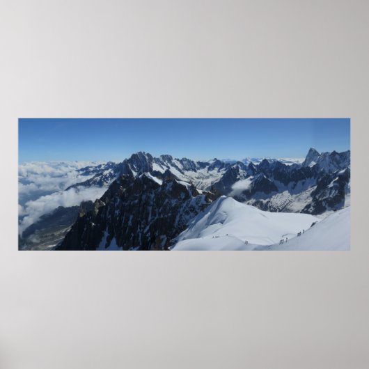 Poster Alps Chamonix (Voorkant)