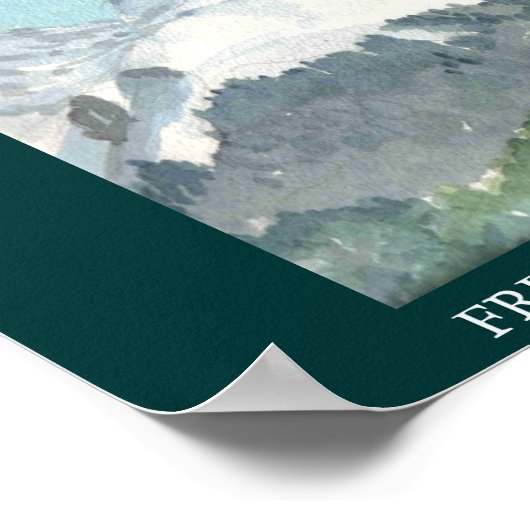 POSTER ALPS FRANÇAIS (Coin)