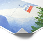 Poster Alps Vintage Ski Travel (Coin)