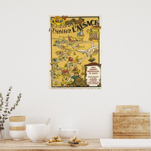 POSTER ALSACE (Cuisine)
