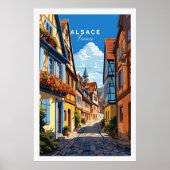 Poster Alsace France (Devant)