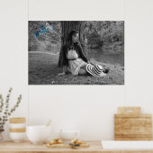 Poster Alt Angel Résident pinup Modèle Lacey (Cuisine)