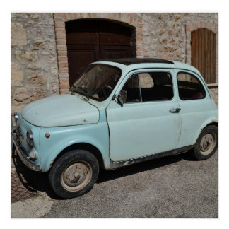 Poster Alter Fiat 500 - Fotografie Perfect Poster