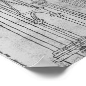 Poster Altitude de la tour de la cathédrale de Laon (Coin)