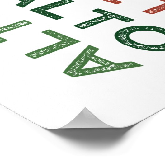 Poster Alto coloré (Coin)