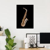Poster Alto saxophone (Bureau à domicile)