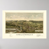 Poster Alton, NH Panoramic Map - 1888 (Devant)