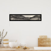 Poster Altoona PA Horseshoe Curve RR Photo 1934 (Cuisine)