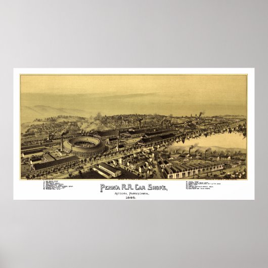 Poster Altoona, Pennsylvanie (Devant)