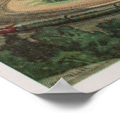 Poster Altoona, Pennsylvanie, Le fameux Horseshoe Curv (Coin)