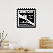 Poster ALUMINUM cadeau traditionnel 10e anniversaire mari (Cuisine)