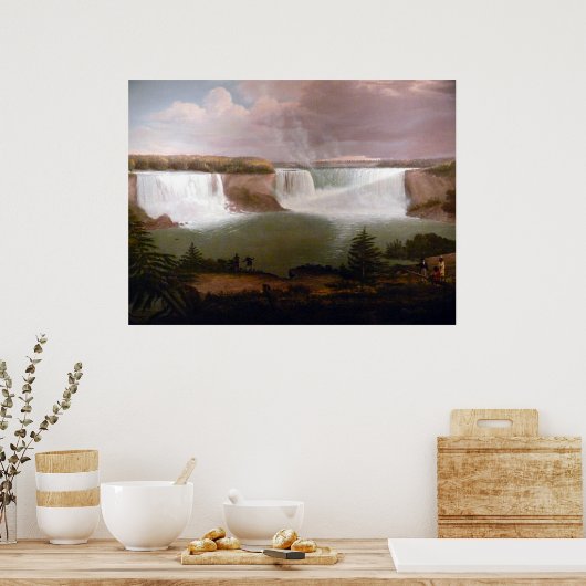 Poster Alvan Fisher Vue générale des chutes du Niagara (Cuisine)