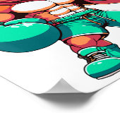 Poster Alvarez Mexicano Boxe Ours Mexicano Pride Patriot  (Coin)