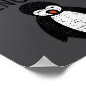 Poster Always Be Yourself Funny Penguin Quote Design (Coin)