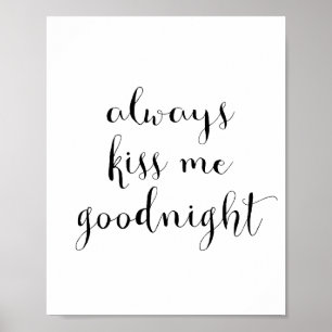 Poster Always kiss me goodnight