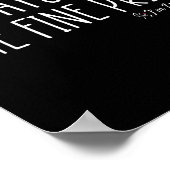 Poster Always Read The Fine Print I'm Pregnant Pregnancy (Coin)