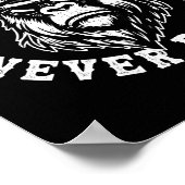 Poster Always Tired Never Broke Funny Monkey (on Back)  (Coin)