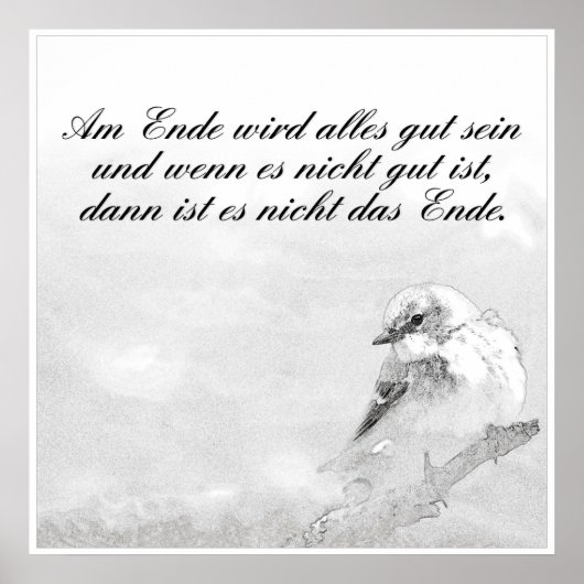 Poster Am Ende avec alles gut sein (Devant)