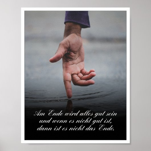 Poster Am Ende avec alles gut sein (Devant)