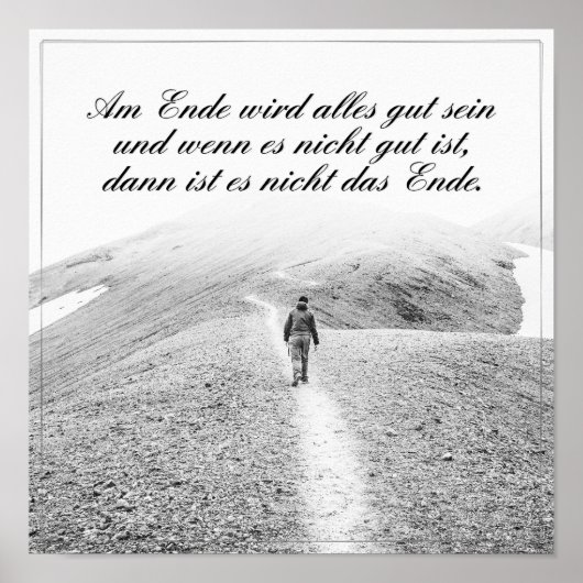 Poster Am Ende avec alles gut sein (Devant)