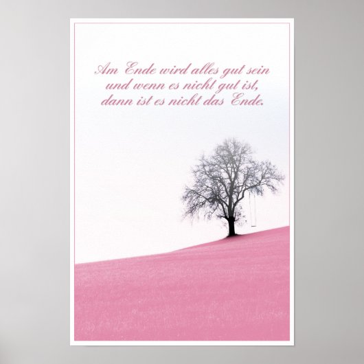 Poster Am Ende avec alles gut sein (Devant)