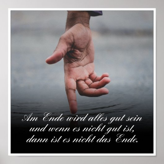 Poster Am Ende avec alles gut sein (Devant)