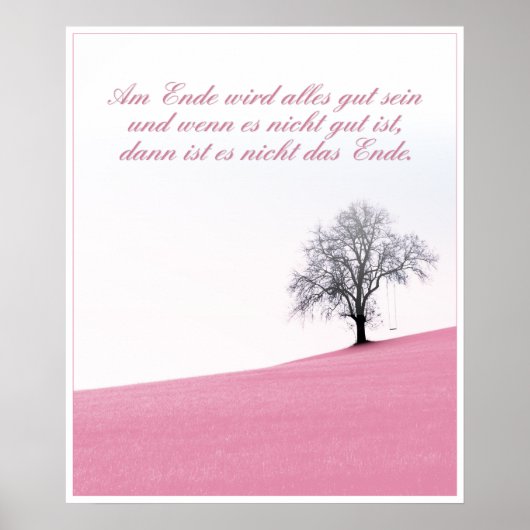 Poster Am Ende avec alles gut sein (Devant)