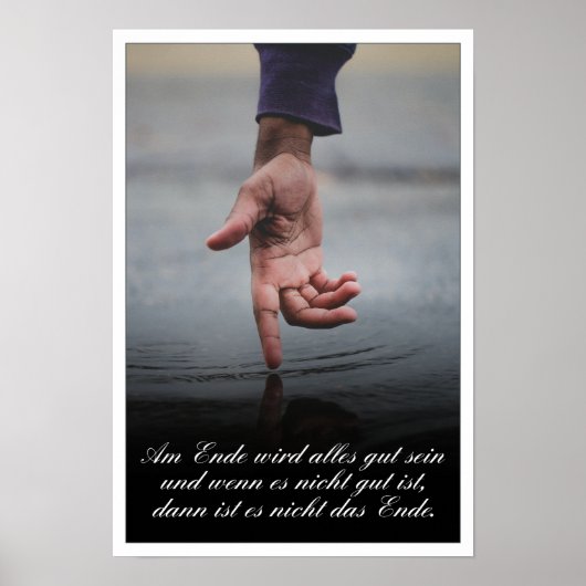 Poster Am Ende avec alles gut sein (Devant)
