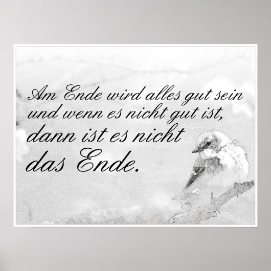 Poster Am Ende avec alles gut sein (Devant)