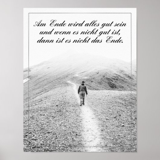 Poster Am Ende avec alles gut sein (Devant)