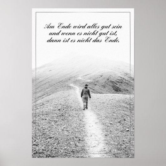 Poster Am Ende avec alles gut sein (Devant)