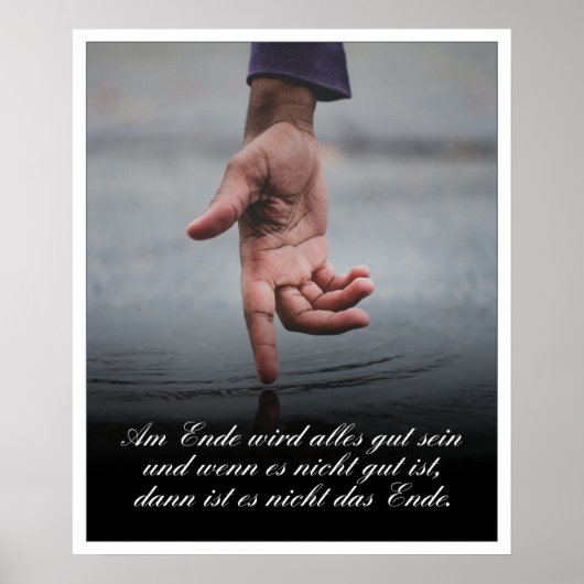 Poster Am Ende avec alles gut sein (Devant)