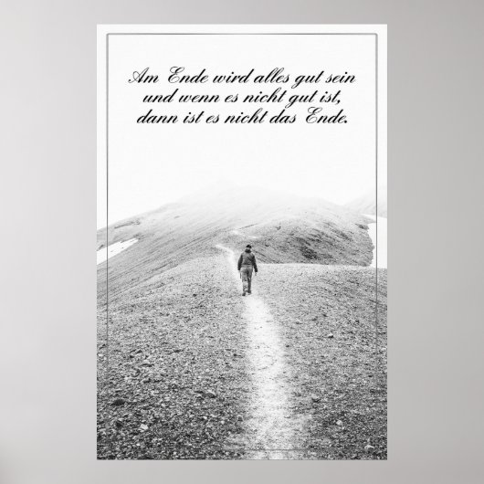 Poster Am Ende avec alles gut sein (Devant)
