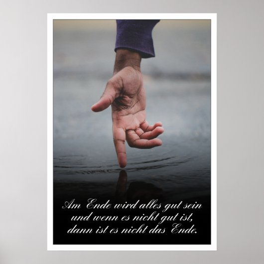 Poster Am Ende avec alles gut sein (Devant)