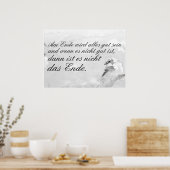 Poster Am Ende avec alles gut sein (Cuisine)