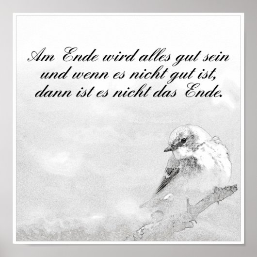 Poster Am Ende avec alles gut sein (Devant)