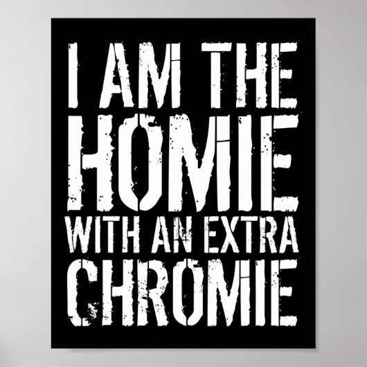 Poster Am La Maison Avec Une Chromie Supplémentaire (Devant)