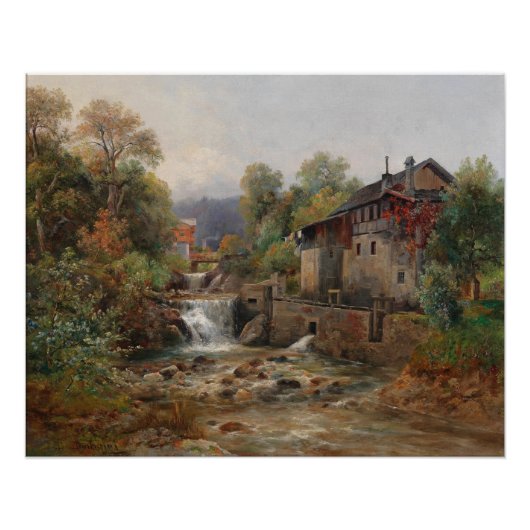 Poster "Am Mühlenbach" (Par le Mill Stream) (Devant)