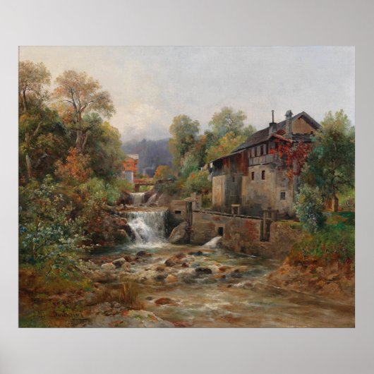 Poster "Am Mühlenbach" (Par le Mill Stream) (Devant)