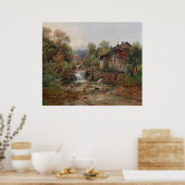 Poster "Am Mühlenbach" (Par le Mill Stream) (Cuisine)