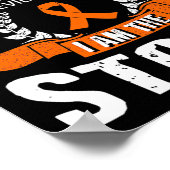Poster Am The Storm Leukemia Sensibilisation (Coin)