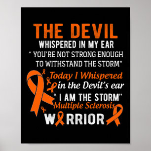 Poster Am The Storm Multiple Sclerosis Guerrier