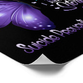 Poster Am The Storm Suicide Prévention Butterfl (Coin)